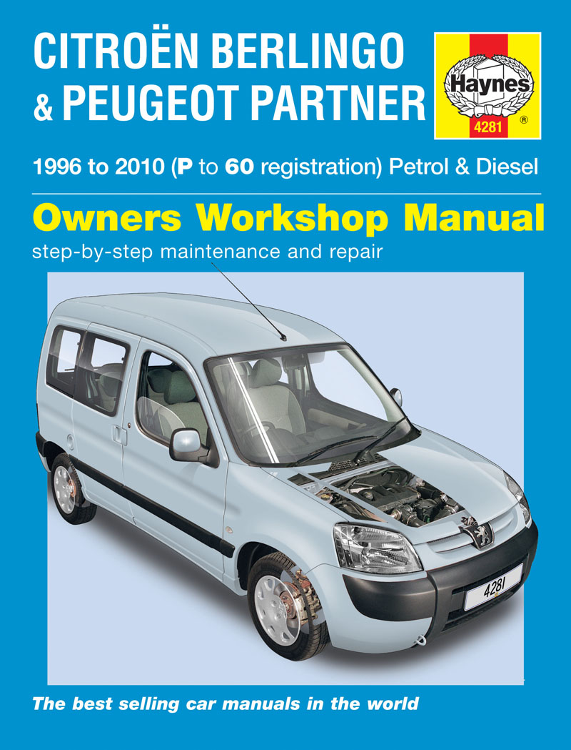 Citroen Berlingo - Peugeot Partner (1996-2010) - Instrukcja Napraw Haynes :: Motohelp