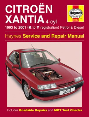 CITROEN XANTIA (1993-2001) - instrukcja napraw Haynes