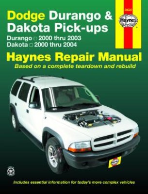 DODGE DURANGO, DAKOTA PICK-UPS  (2000-2004) - Haynes Repair Manual