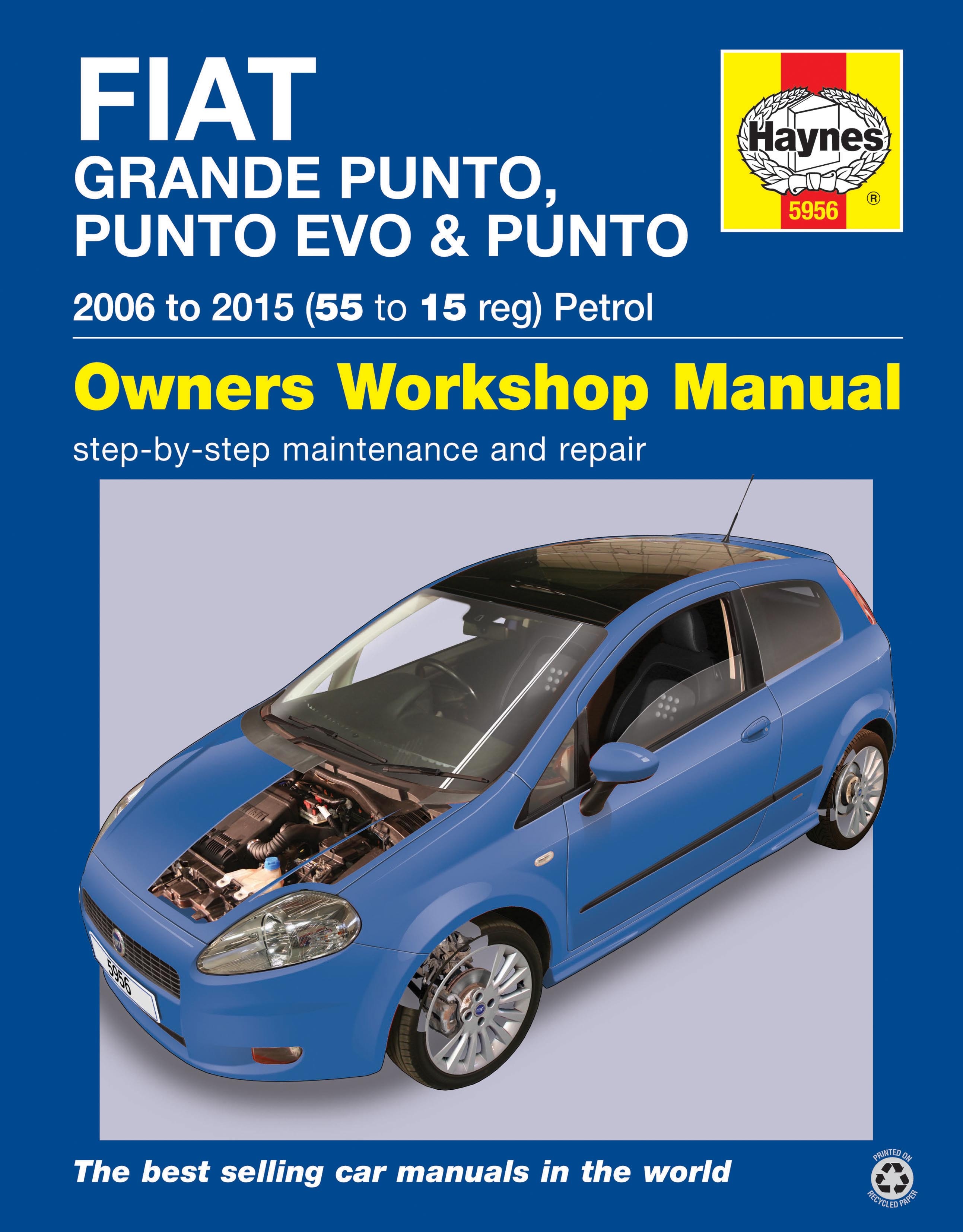 FIAT PUNTO (20072015) Instrukcja napraw Haynes MOTOHELP