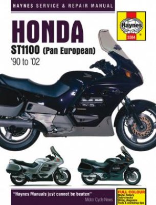 HONDA ST1100 PAN EUROPEAN V-FOURS (1990-2002) - instrukcja napraw Haynes