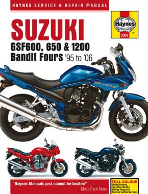 Suzuki Gsf600, Gsf650, Gsf1200 Bandit (1995-2006) - Instrukcja Napraw Haynes :: Motohelp