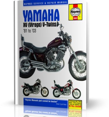YAMAHA XV & SV (VIRAGO) V-TWINS (1981-2003) - Instrukcja napraw Haynes