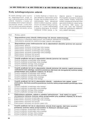 ABS TEVES MKII UKŁAD TRÓJKANAŁOWY Z 35-CIO  lub 45-CIO ELEKTRYCZNYM UKŁADEM STERUJĄCYM