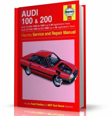 AUDI 100 i AUDI 200 (1982-1990) - instrukcja napraw Haynes