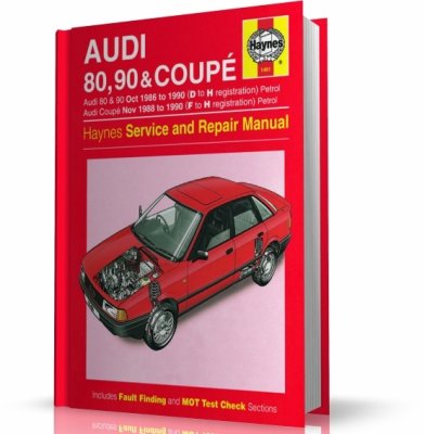 AUDI 80, AUDI 90 & AUDI COUPE (1986-1990) INSTRUKCJA HAYNES