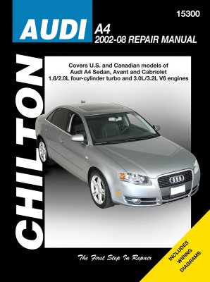 AUDI A4 SEDAN, AVANT, CABRIOLET ( 02-08 ) INSTRUKCJA CHILTON