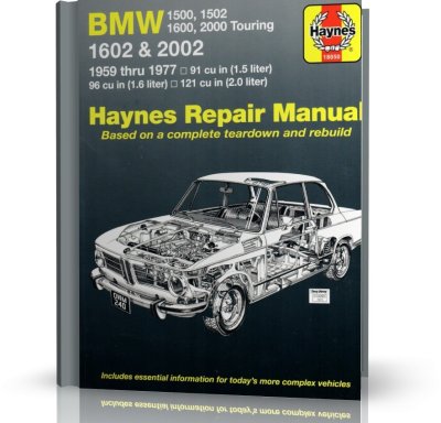 BMW 1500, 1600, 2000 TOURING - BMW 1502, 1602, 2002 (1959-1977) - instrukcja napraw Haynes