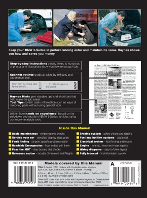 BMW SERII 5 (1996-2003) - instrukcja napraw Haynes