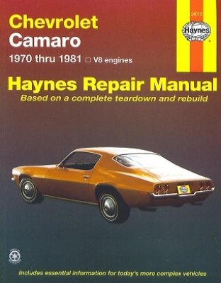 CHEVROLET CAMARO (1970-1981) - INSTRUKCJA HAYNES