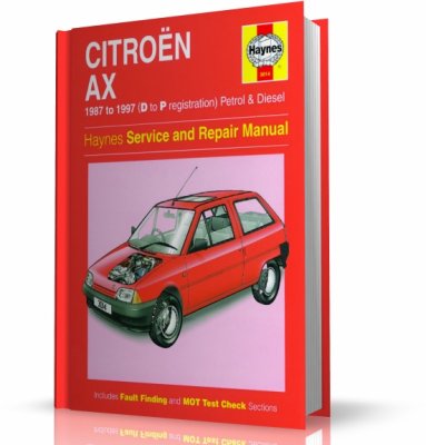 CITROEN AX (1987-1997) - instrukcja napraw Haynes