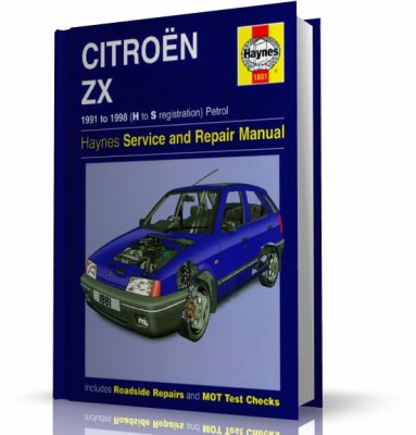 CITROEN ZX (1991-1998) silniki benzynowe - instrukcja napraw Haynes