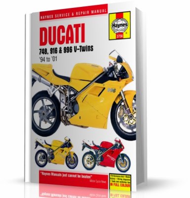 DUCATI 748, DUCATI 916 i DUCATI 996 (1994-2001) - Instrukcja napraw Haynes