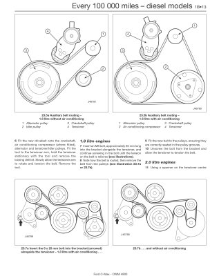 FORD C-MAX (2003-2010) - instrukcja napraw Haynes