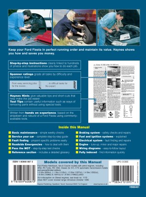 FORD FIESTA (1989-1995) - instrukcja napraw Haynes
