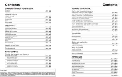 FORD FIESTA (1995-2002) - instrukcja napraw Haynes