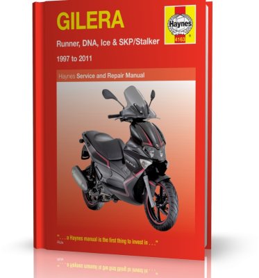 GILERA RUNNER, DNA, ICE, SKP - STALKER (1997-2011) - instrukcja napraw Haynes