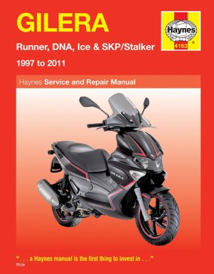 GILERA RUNNER, DNA, ICE, SKP - STALKER (1997-2011) - instrukcja napraw Haynes