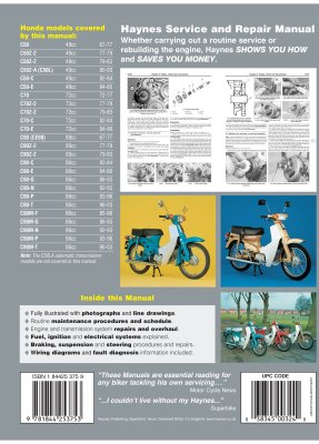 HONDA C50, C70 & C90 (67 - 03)