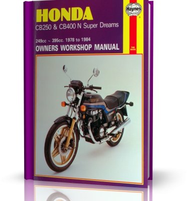 HONDA CB250 & CB400N SUPER DREAMS (78 - 84) - instrukcja napraw, konserwacji i obsługi