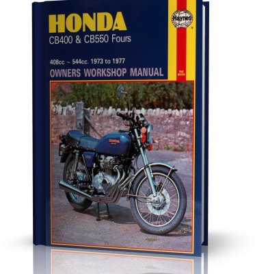 HONDA CB400 & HONDA CB550 FOURS (73 - 77) - instrukcja Haynes
