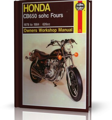 HONDA CB650 SOHC FOURS (78 - 84) - instrukcja naprawy i obsługi Haynes