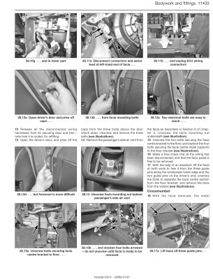 HONDA CR-V (2002-2006) - instrukcja napraw Haynes