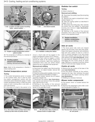 HONDA CR-V (2002-2006) - instrukcja napraw Haynes