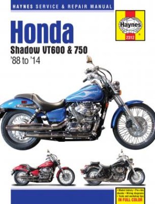HONDA SHADOW VT600, VT750 (1988-2009) - instrukcja napraw Haynes