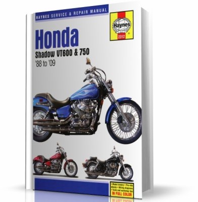 HONDA SHADOW VT600, VT750 (1988-2009) - instrukcja napraw Haynes