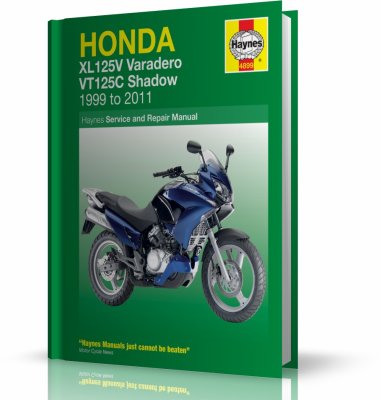 HONDA XL 125V Varadero - VT 125C Shadow (1999-2011) - instrukcja napraw Haynes