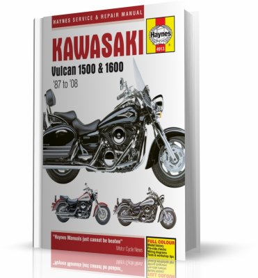 KAWASAKI VULCAN 1500 i 1600 (1987-2008) - instrukcja napraw Haynes