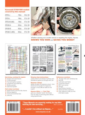 KAWASAKI Z750 i Z1000 (2003-2008) - instrukcja napraw Haynes