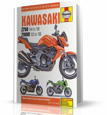 KAWASAKI Z750 i Z1000 (2003-2008) - instrukcja napraw Haynes