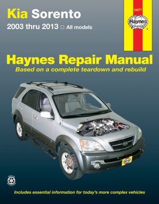 KIA SORENTO (2003-2013) - Instrukcja napraw Haynes