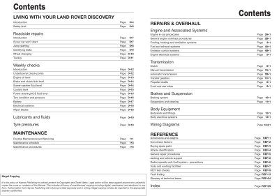 LAND ROVER DISCOVERY 2 TD5 (1998-2004) - instrukcja napraw Haynes