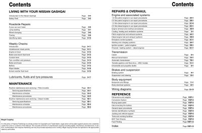 NISSAN QASHQAI (2007-2013) - instrukcja napraw Haynes