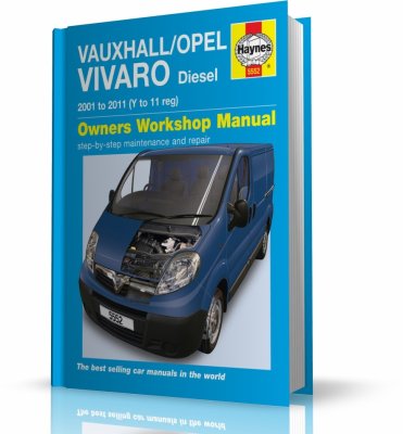 OPEL VIVARO DIESEL (2001-2011) - instrukcja napraw Haynes