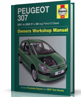 PEUGEOT 307 (2001-2008) - instrukcja napraw Haynes