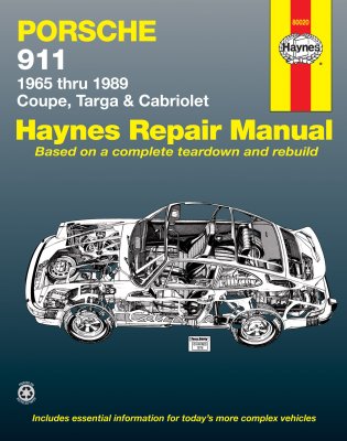 PORSCHE 911 (1965-1989) - instrukcja napraw Haynes