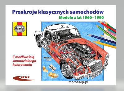 PRZEKROJE KLASYCZNYCH SAMOCHODÓW. MODELE Z LAT 1960-1990