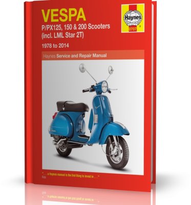 SKUTERY VESPA P/PX 125, 150, 200 - LML Star 2T (1978-2014) - instrukcja napraw Haynes
