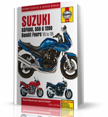 SUZUKI GSF600, GSF650, GSF1200 BANDIT (1995-2006) - instrukcja napraw Haynes