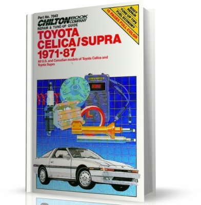 TOYOTA CELICA - TOYOTA SUPRA (1971-1987) CHILTON