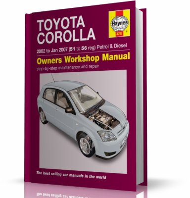 TOYOTA COROLLA (2002-2007) - instrukcja napraw Haynes