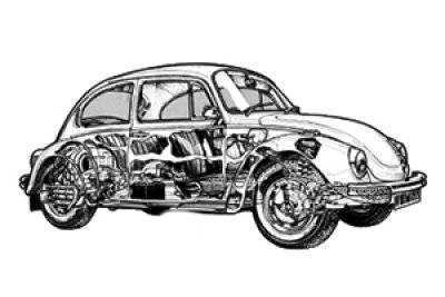 VOLKSWAGEN BEETLE 1303, 1303S i GT (1972-1975) - instrukcja napraw Haynes