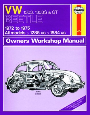 VOLKSWAGEN BEETLE 1303, 1303S i GT (1972-1975) - instrukcja napraw Haynes