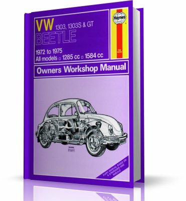 VOLKSWAGEN BEETLE 1303, 1303S i GT (1972-1975) - instrukcja napraw Haynes