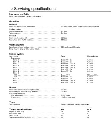 VOLVO S70, V70, C70 (1996-1999) - instrukcja napraw Haynes