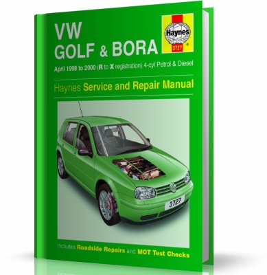 VOLKSWAGEN GOLF - VOLKSWAGEN BORA (1998-2000) - instrukcja napraw Haynes